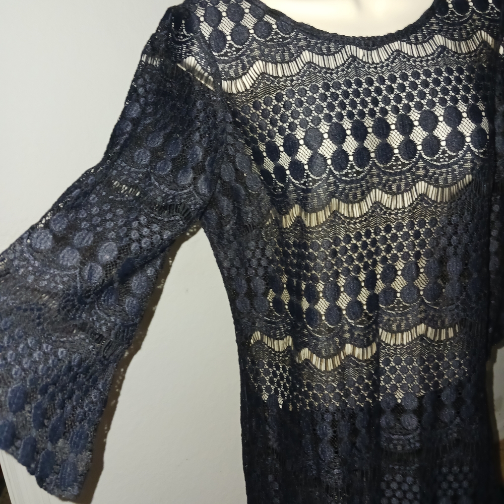 Chico's Black Lace Garment - Picture 2 of 5